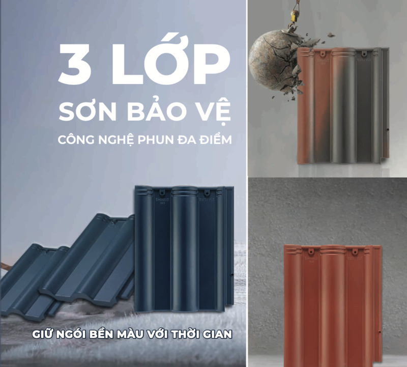độ bền của ngói màu là bao lâu