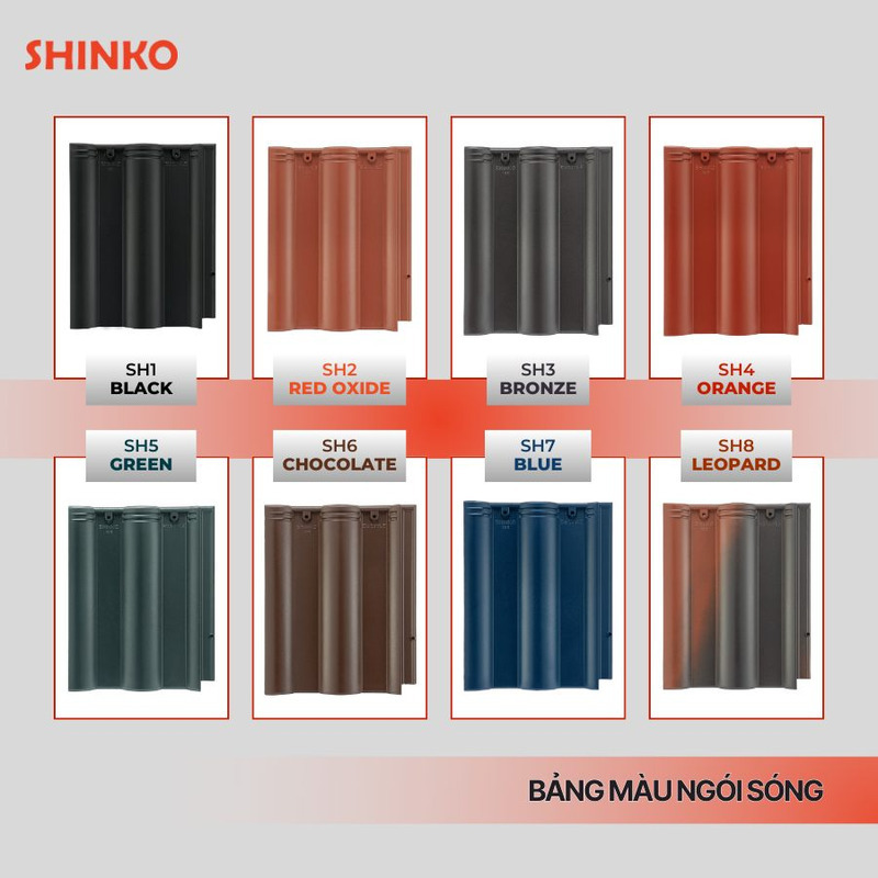 ngói màu-ngói sóng shinko