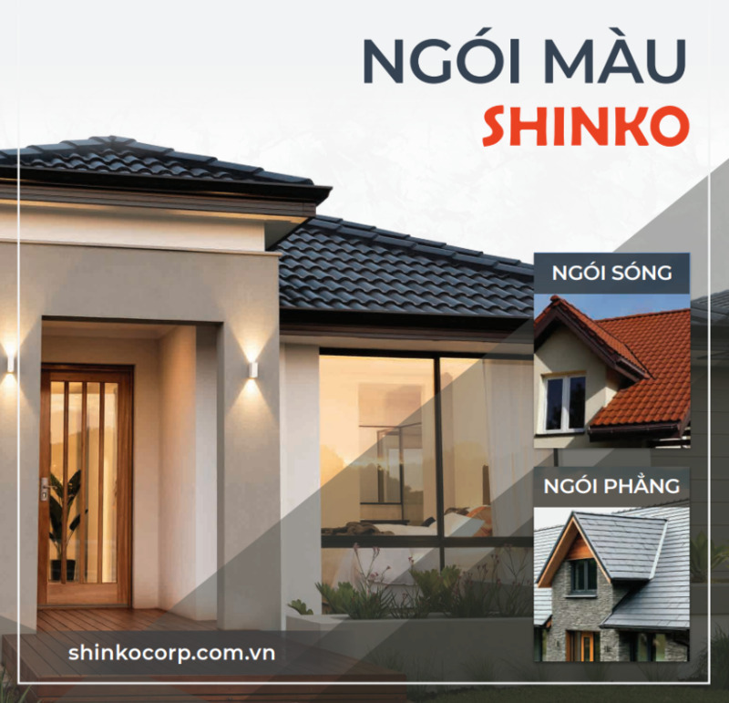 nhận biết ngói màu shinko chính hãng