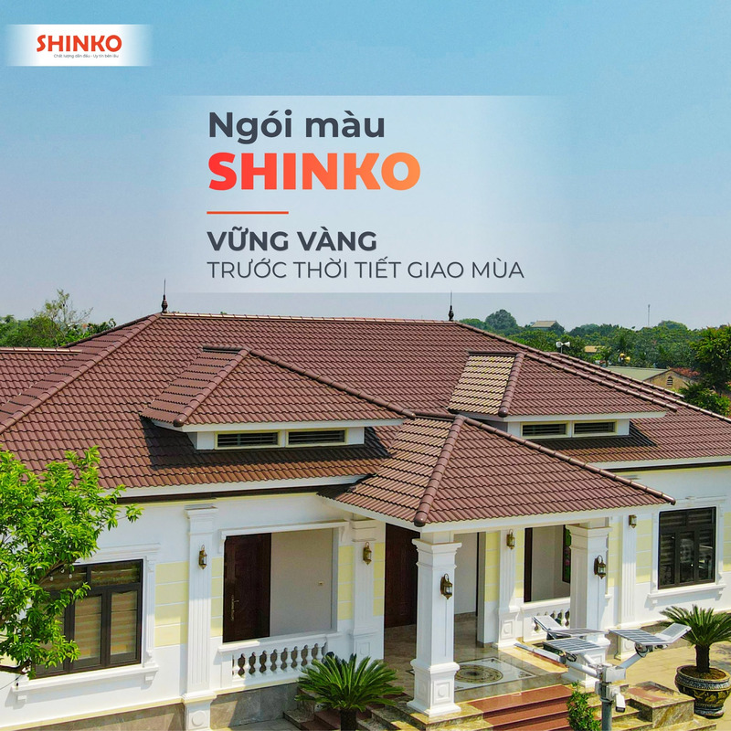 câu hỏi về ngói màu shinko