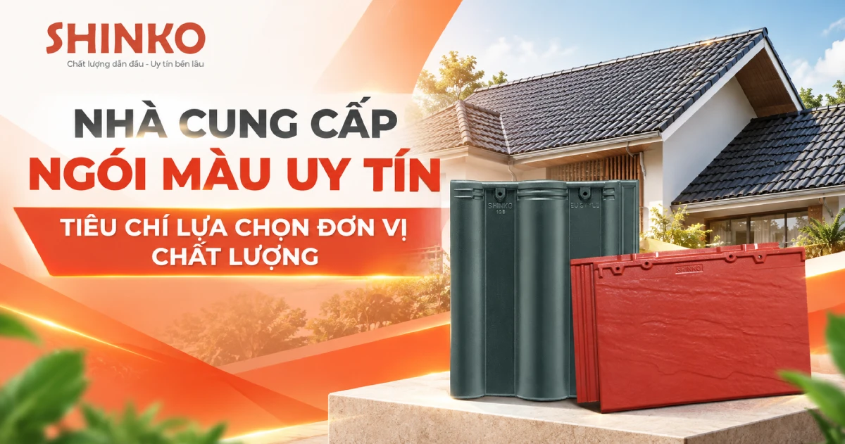Nhà cung cấp ngói màu xi măng sợi