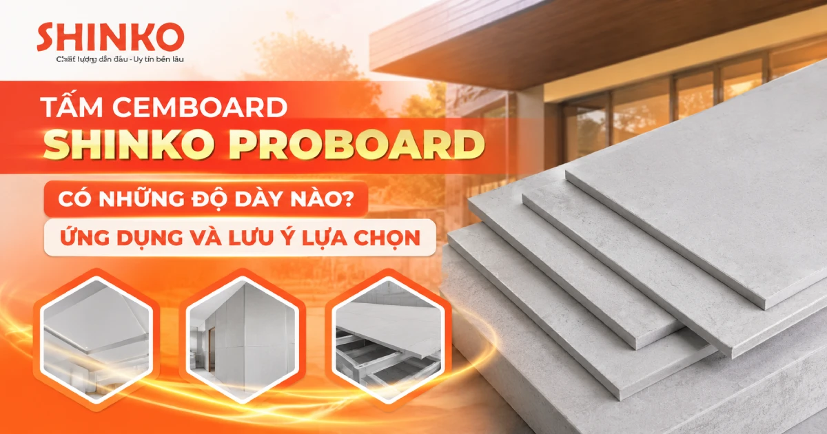 Tấm Cemboard SHINKO PROBOARD